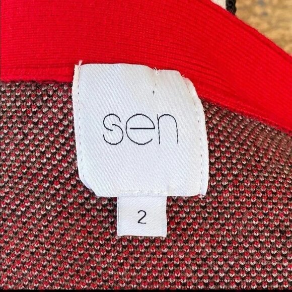 Sen cocoon camoflage open sweater m - Picture 13 of 15